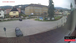 Střed obce Rokytnice nad Jizerou