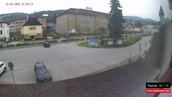 Střed obce Rokytnice nad Jizerou