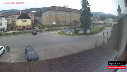 Střed obce Rokytnice nad Jizerou