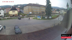 Střed obce Rokytnice nad Jizerou