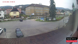 Střed obce Rokytnice nad Jizerou