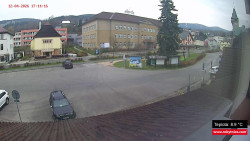 Střed obce Rokytnice nad Jizerou