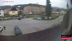 Střed obce Rokytnice nad Jizerou