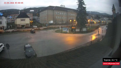 Střed obce Rokytnice nad Jizerou