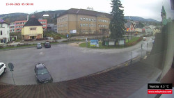 Střed obce Rokytnice nad Jizerou