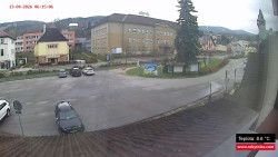 Střed obce Rokytnice nad Jizerou