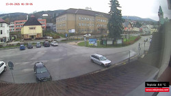 Střed obce Rokytnice nad Jizerou