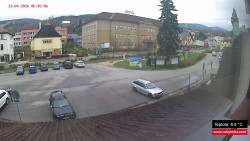 Střed obce Rokytnice nad Jizerou