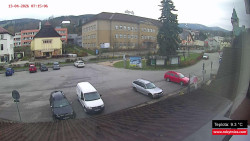 Střed obce Rokytnice nad Jizerou