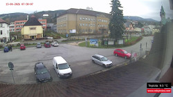 Střed obce Rokytnice nad Jizerou