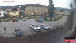 Střed obce Rokytnice nad Jizerou