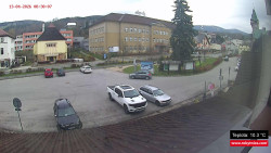 Střed obce Rokytnice nad Jizerou