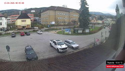 Střed obce Rokytnice nad Jizerou