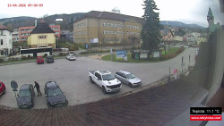 Střed obce Rokytnice nad Jizerou