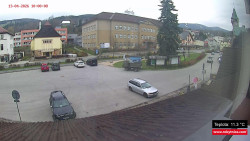 Střed obce Rokytnice nad Jizerou