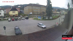 Střed obce Rokytnice nad Jizerou