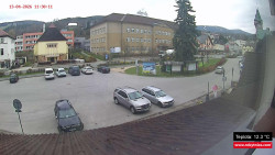 Střed obce Rokytnice nad Jizerou