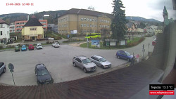 Střed obce Rokytnice nad Jizerou