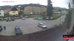 Střed obce Rokytnice nad Jizerou