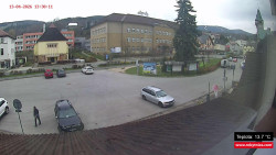 Střed obce Rokytnice nad Jizerou