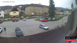 Střed obce Rokytnice nad Jizerou