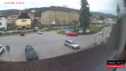 Střed obce Rokytnice nad Jizerou