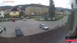 Střed obce Rokytnice nad Jizerou