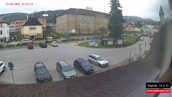 Střed obce Rokytnice nad Jizerou