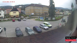 Střed obce Rokytnice nad Jizerou