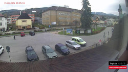 Střed obce Rokytnice nad Jizerou