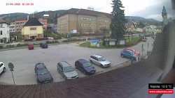 Střed obce Rokytnice nad Jizerou