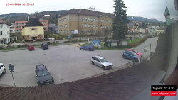 Střed obce Rokytnice nad Jizerou