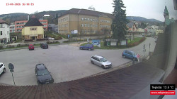 Střed obce Rokytnice nad Jizerou