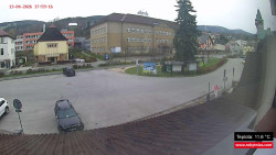 Střed obce Rokytnice nad Jizerou