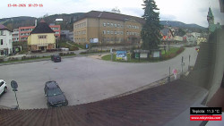 Střed obce Rokytnice nad Jizerou