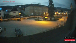 Střed obce Rokytnice nad Jizerou