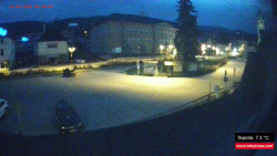 Střed obce Rokytnice nad Jizerou