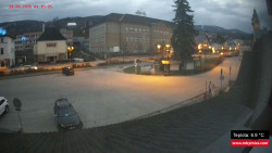 Střed obce Rokytnice nad Jizerou