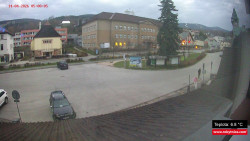 Střed obce Rokytnice nad Jizerou