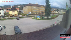 Střed obce Rokytnice nad Jizerou