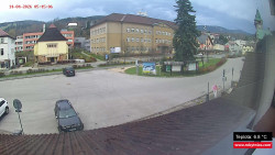 Střed obce Rokytnice nad Jizerou