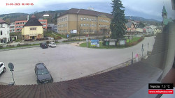 Střed obce Rokytnice nad Jizerou