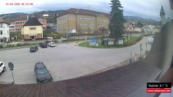 Střed obce Rokytnice nad Jizerou