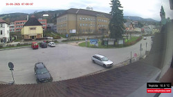 Střed obce Rokytnice nad Jizerou