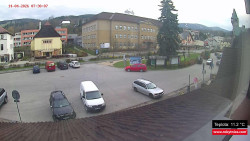 Střed obce Rokytnice nad Jizerou