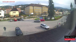 Střed obce Rokytnice nad Jizerou