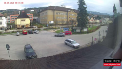 Střed obce Rokytnice nad Jizerou