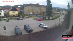 Střed obce Rokytnice nad Jizerou