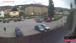 Střed obce Rokytnice nad Jizerou