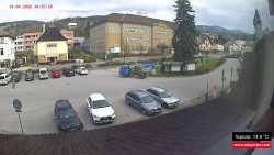 Střed obce Rokytnice nad Jizerou